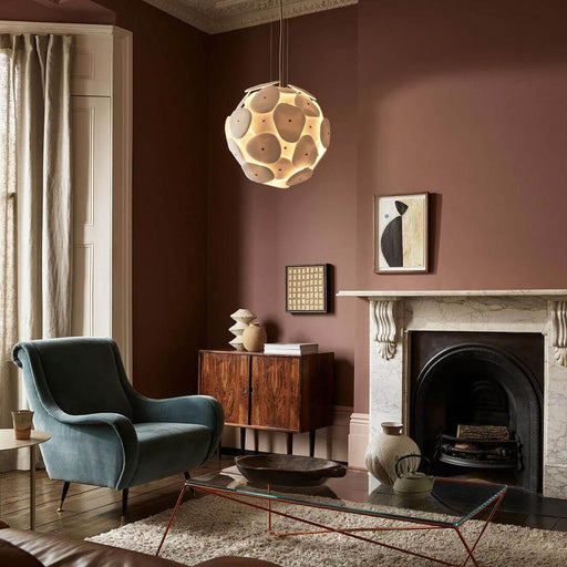 Pebble Pendant Light in living room.