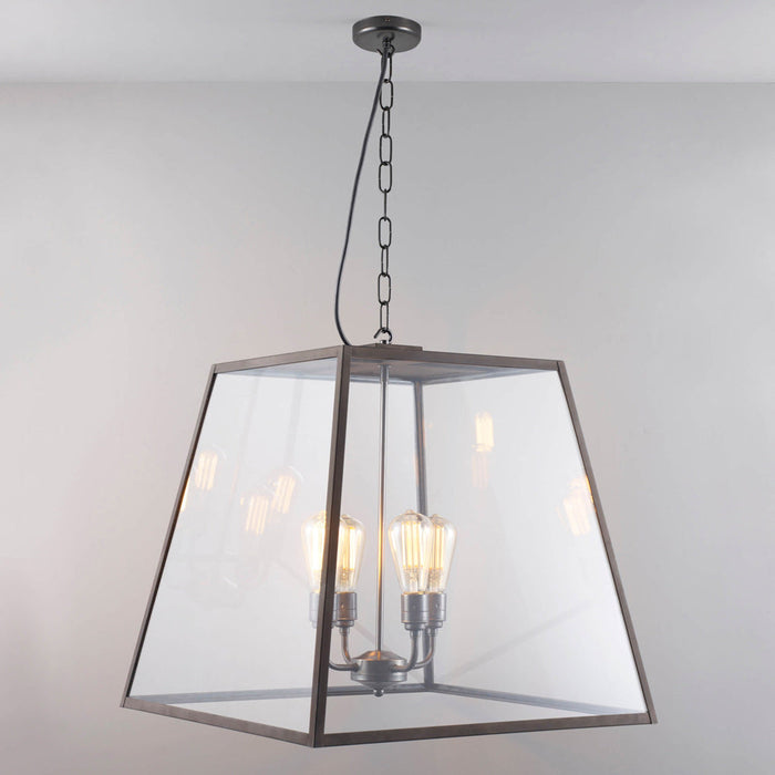 Quad Closed Top Pendant Light in Detail.