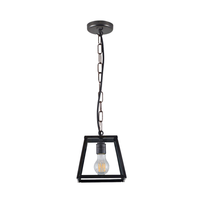 Quad Pendant Light in Weathered Brass (Small).