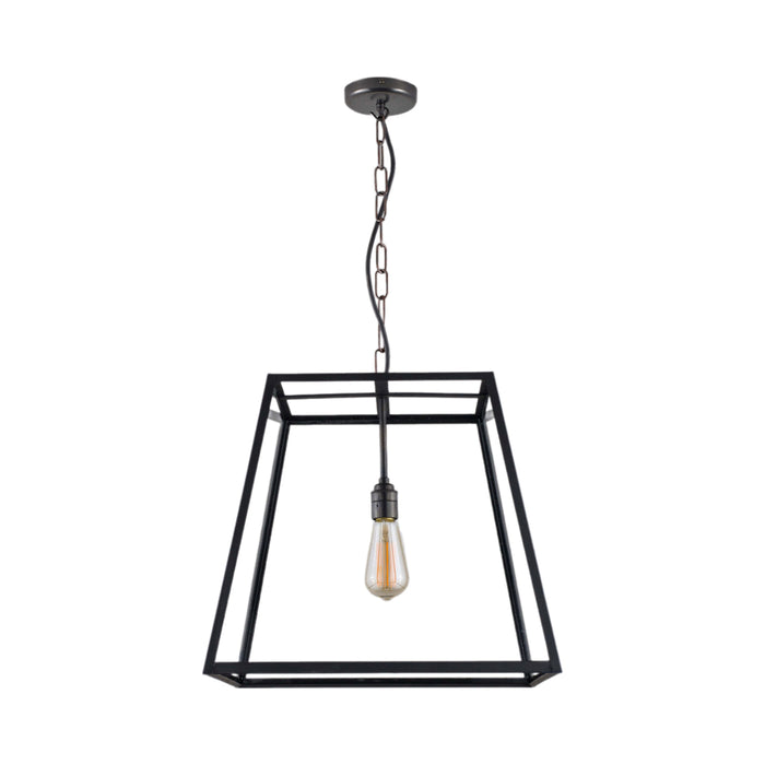 Quad Pendant Light in Weathered Brass (Large).