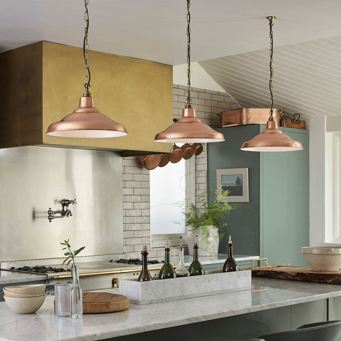 School 7200 Pendant Light in kitchen.