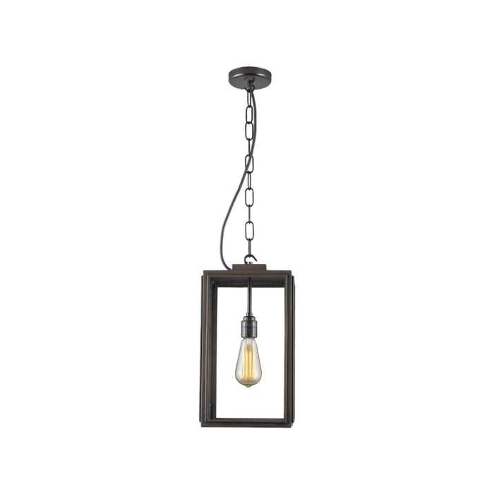 Square Outdoor Pendant Light.