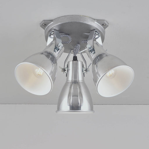 Stirrup Triple Flush Mount Ceiling Light in Detail.