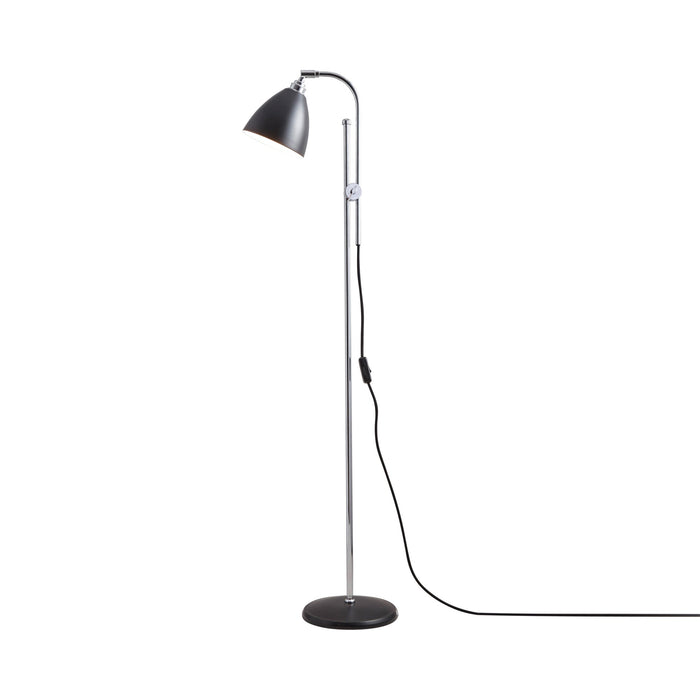 Task Floor Lamp in Black.