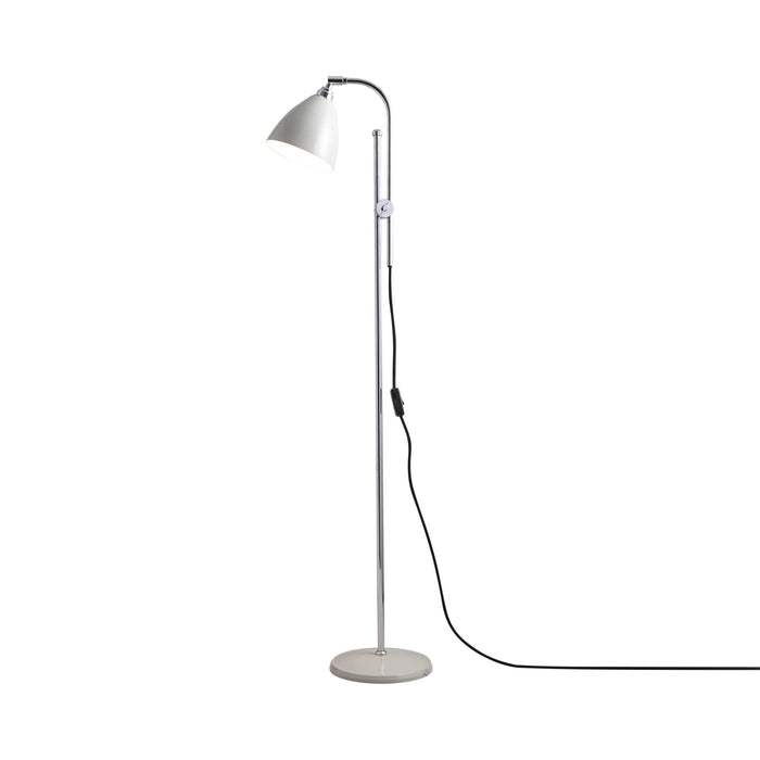 Task Floor Lamp in Putty Grey.