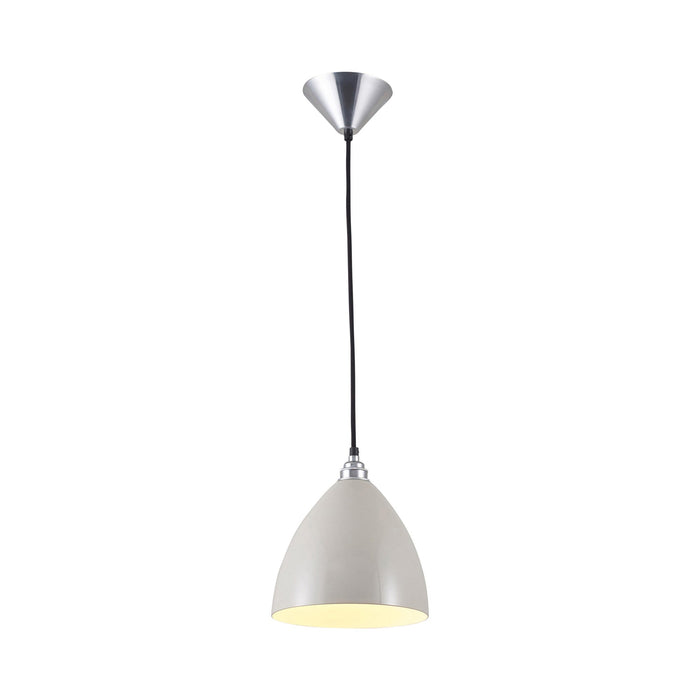 Task Pendant Light in Putty Grey.