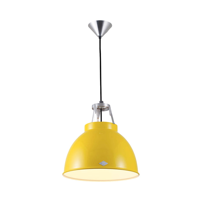 Titan Pendant Light in Yellow/White (Small/No Glass).