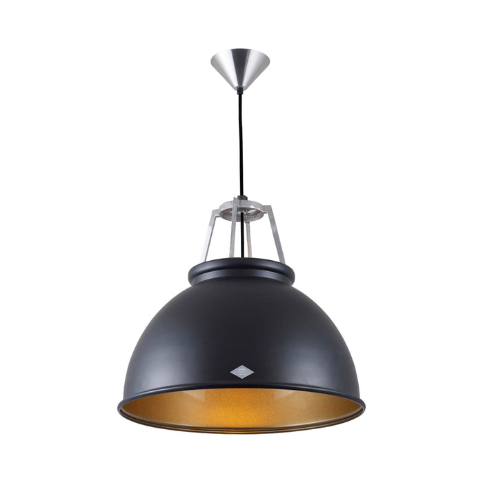 Titan Pendant Light in Black/Bronze (Medium/No Glass).