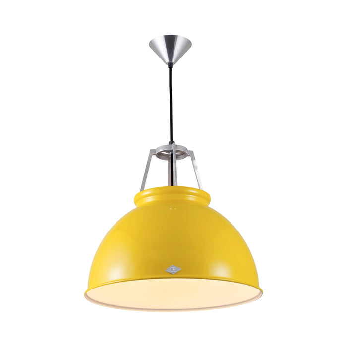 Titan Pendant Light in Yellow/White (Medium/No Glass).