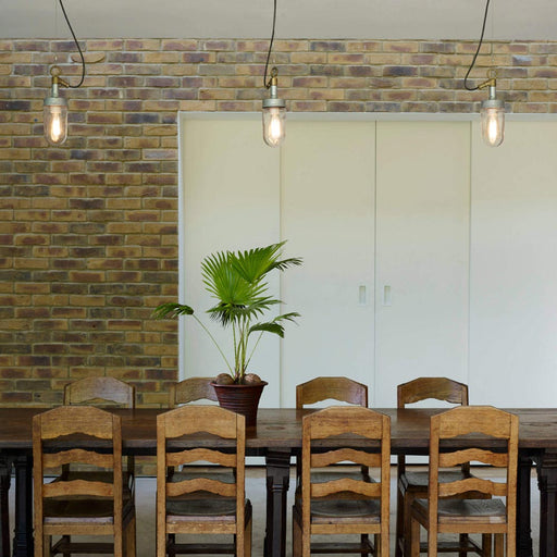 Well Pendant Light in dining room.