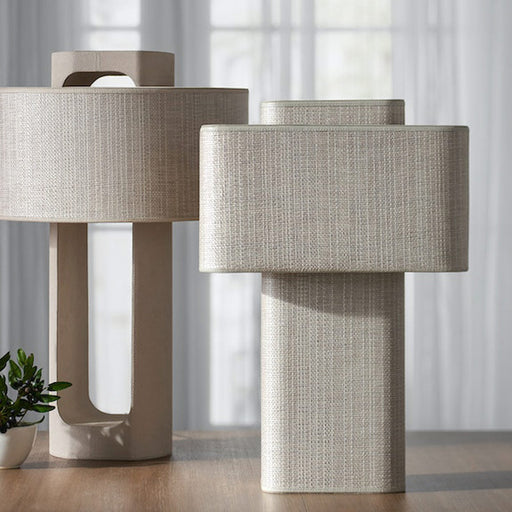 Harmon Table Lamp in living room.