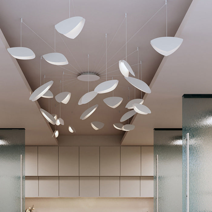 Papillons™ Swag LED Pendant Light in office.