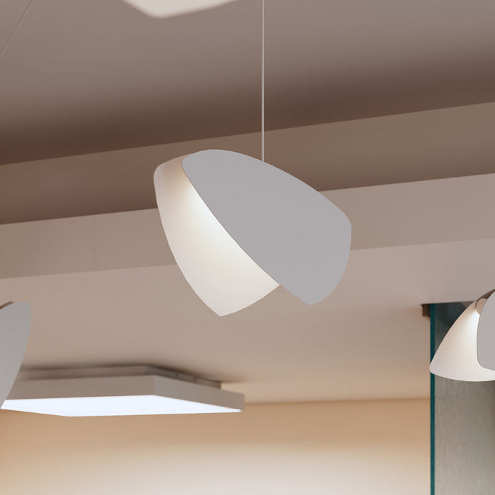 Papillons™ Swag LED Pendant Light in office.
