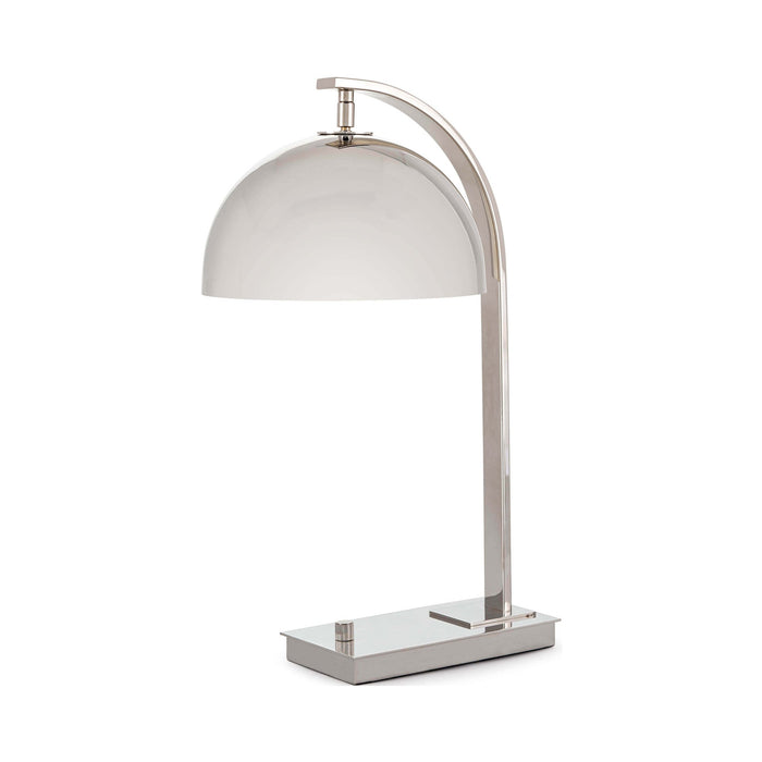 Otto Table Lamp in Polished Nickel.