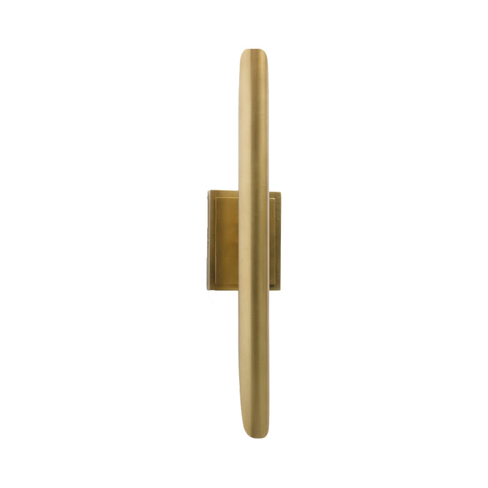 Redford Wall Light in Natural Brass.