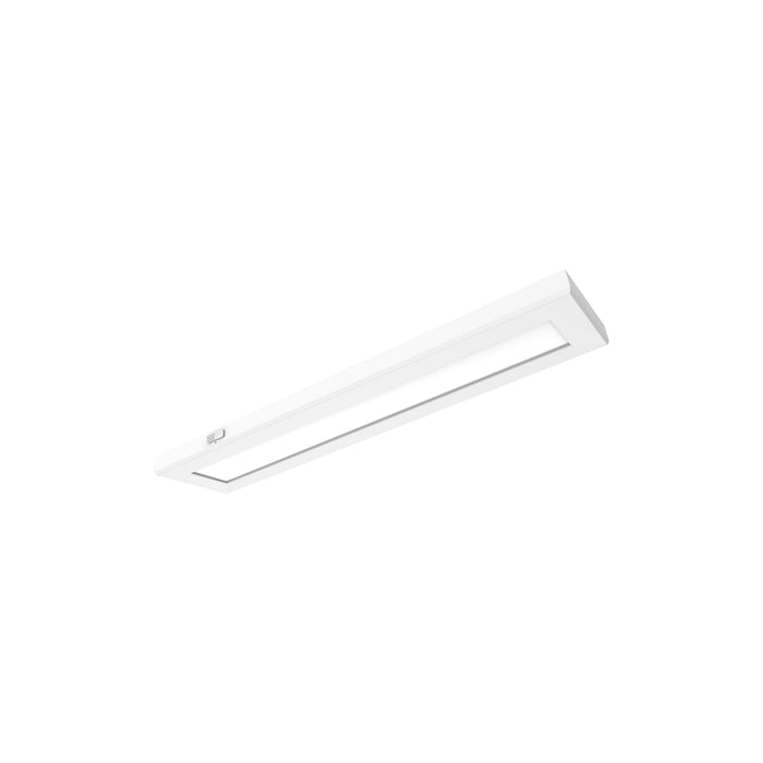 Blink Pro LED Flush Mount Ceiling Light in White (5.5" Rectangular / 24W).