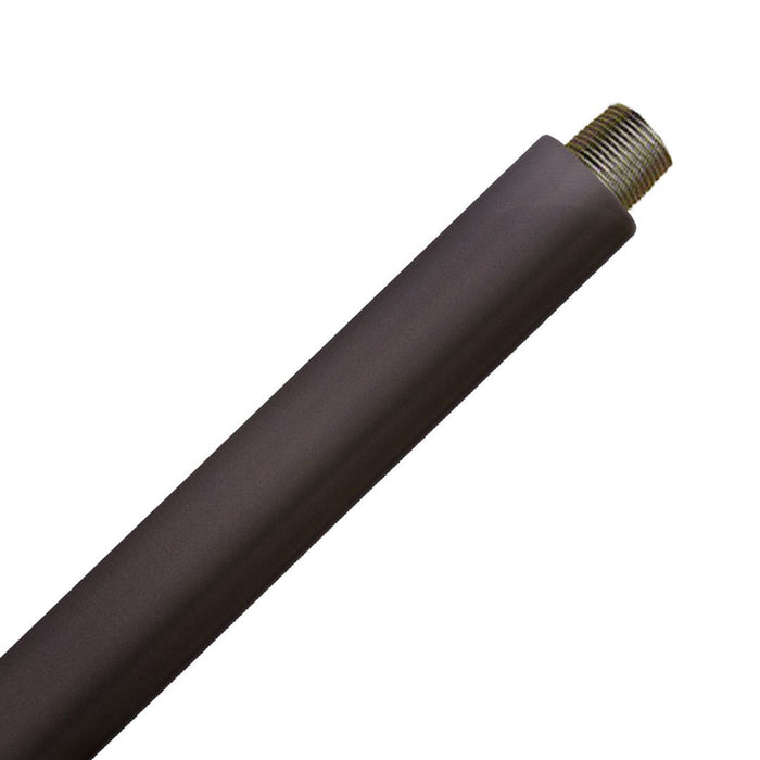 Savoy House Extension Downrod in Matte Black with Gold Hi-Lts.