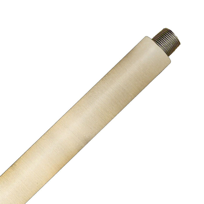 Savoy House Extension Downrod in Noble Brass.