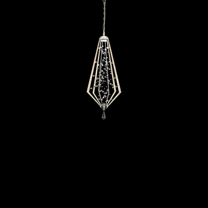 Eternity LED Pendant Light in Antique Silver (Small).
