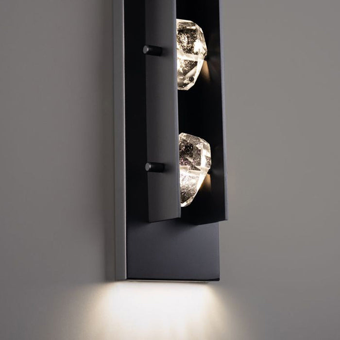 Strata Outdoor LED Wall Light in Detail.