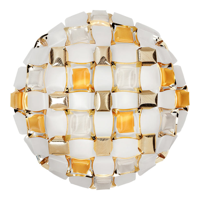 Mida Ceiling / Wall Light in Amber (Large).