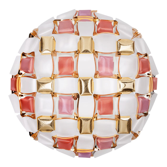 Mida Ceiling / Wall Light in Rose (Large).