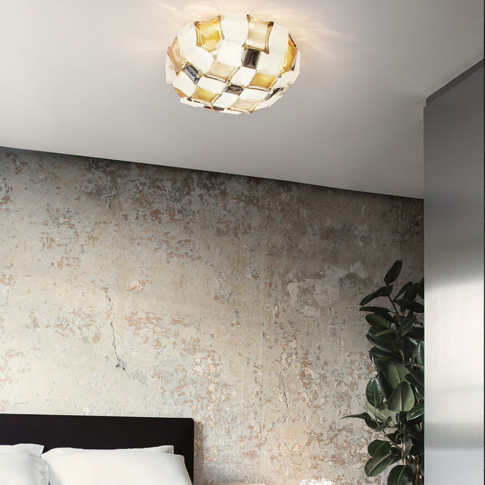 Mida Ceiling / Wall Light in bedroom.
