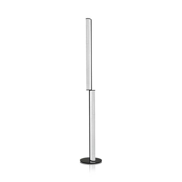 Modula LED Floor Lamp in Black/Crystal (Twisted).