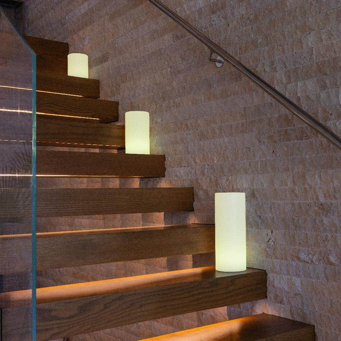 Tower LED Table Lamp in Stairway.