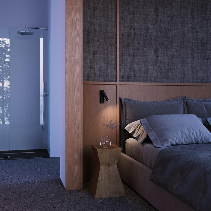 Haim Aimable LED Wall Light in bedroom.