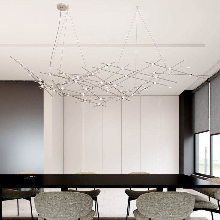 Constellation® Ursa Major LED Pendant Light in dining room.