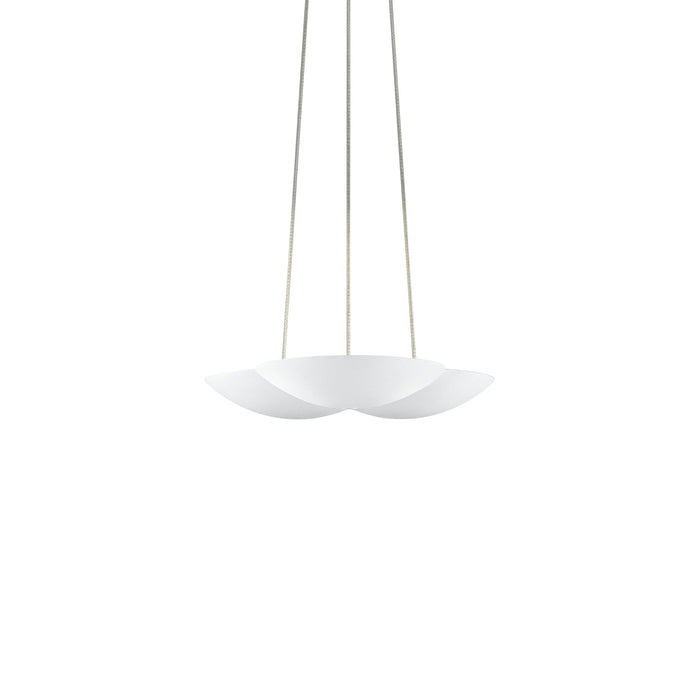 Cloud™ LED Pendant Light in Textured White/Uplight (Small).