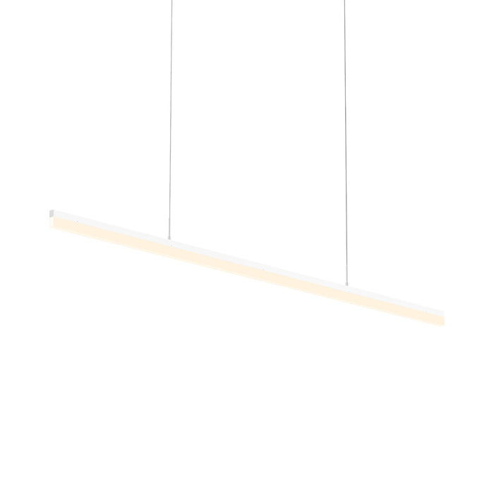 Stiletto LED Pendant Light in Satin White (Large).