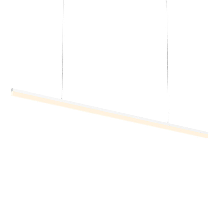 Stiletto LED Pendant Light in Satin White (X-Large).