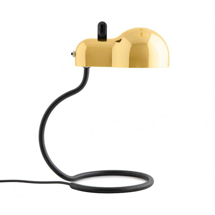 MiniTopo Table Lamp in Gold/Black.