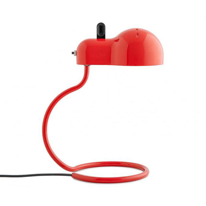 MiniTopo Table Lamp in Red.