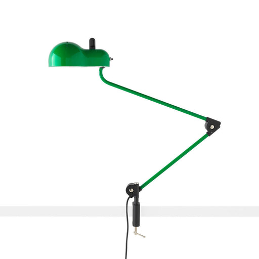 Topo Clamp Table Lamp in Green.