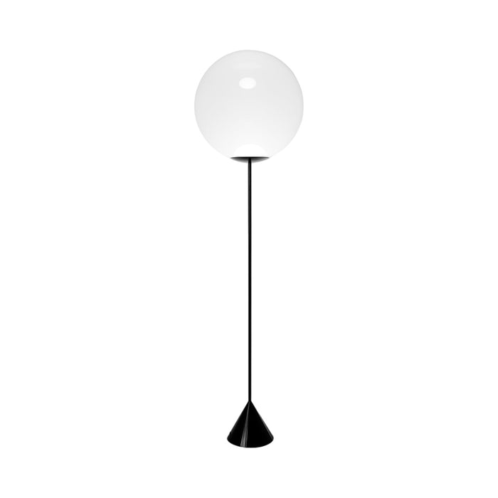 Globe LED Floor Lamp in Opalescent.