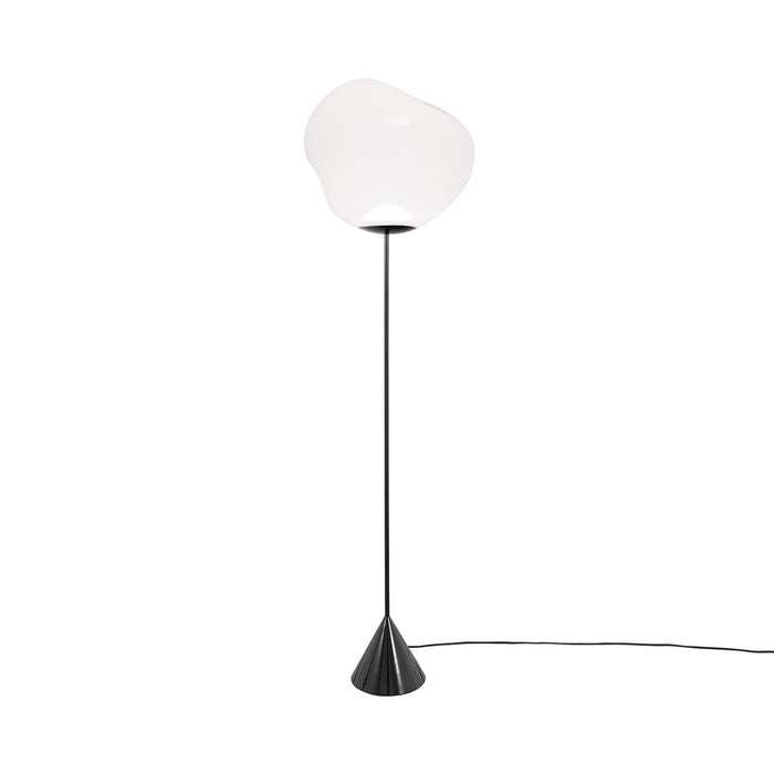 Melt Cone Slim LED Floor Lamp in Opal.