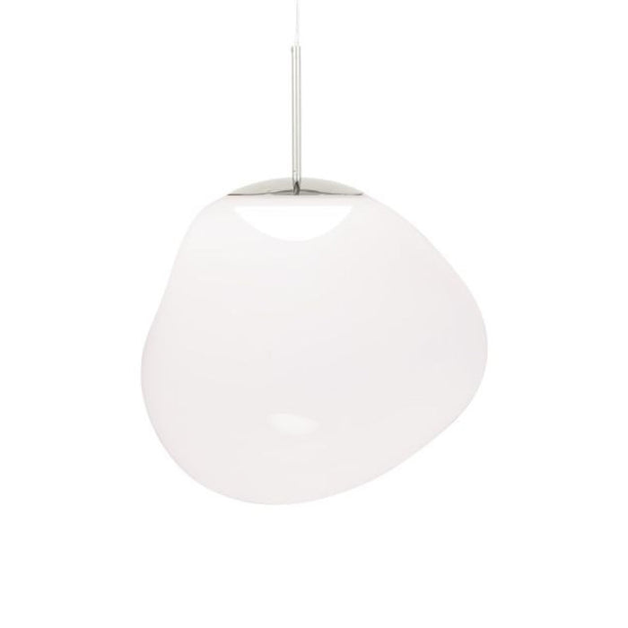 Melt LED Pendant Light in Opal/Gold.