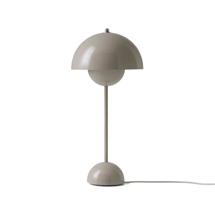 Flowerpot Table Lamp in Grey Beige.