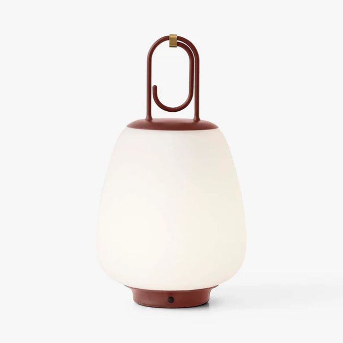 Lucca SC51 LED Table Lamp in Maroon.