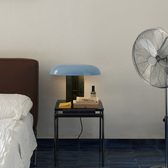 Montera Table Lamp in bedroom.