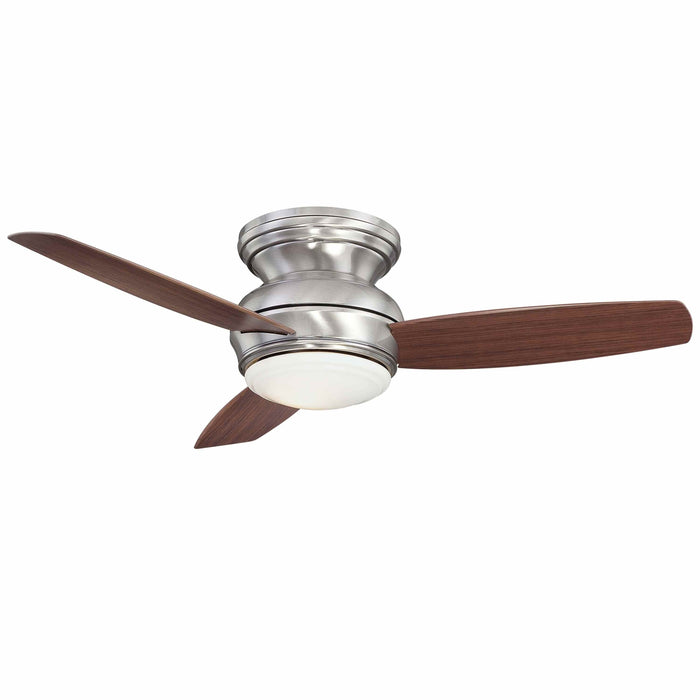 Traditional Concept LED Outdoor Ceiling Fan in Pewter/Dark Maple(44-Inch)