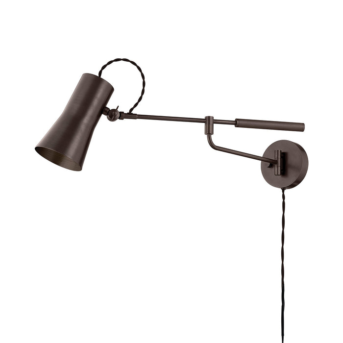 Novel Plug-in Wall Light in Bronze.