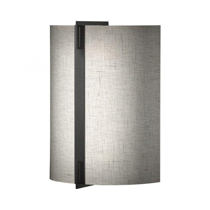 Loom LED Wall Light in Oyster Linen (10.5-Inch).