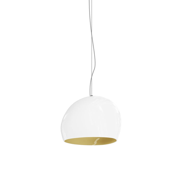 Surface Pendant Light in White Old Green.