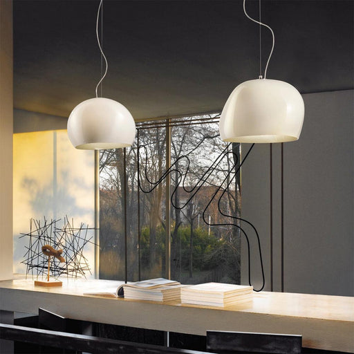 Surface Pendant Light in living room.