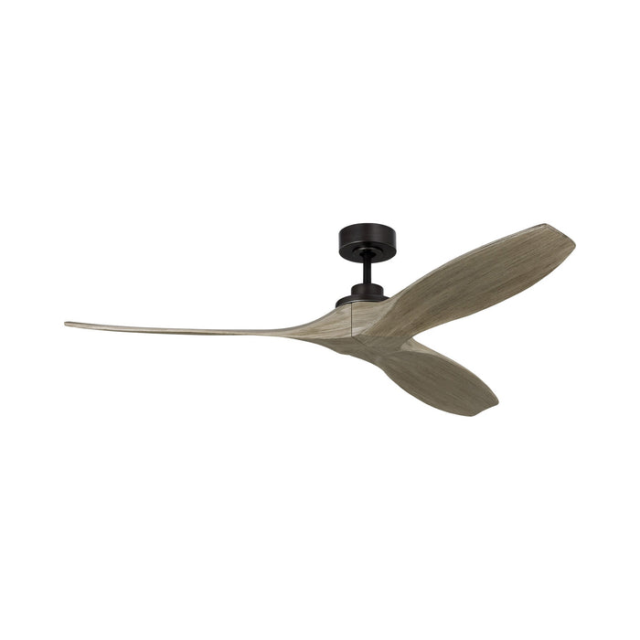 Collins Outdoor Ceiling Fan in Aged Pewter/Light Grey Weathered Oak (60-Inch).