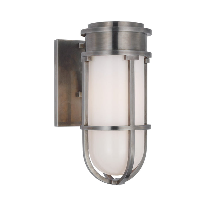 Gracie Tall Bracketed Wall Light in Antique Nickel.